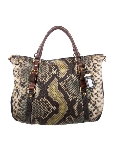 prada snakeskin bag